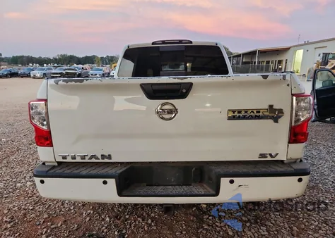 2018 Nissan Titan Sv z USA, uszkodzony, nr VIN 1N6AA1E64JN504489